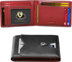 Load image into Gallery viewer, GSOIAX Mens Slim Wallet for Men Minimalist Genuine Leather
