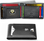 Load image into Gallery viewer, GSOIAX Mens Slim Wallet for Men Minimalist Genuine Leather

