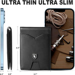 Load image into Gallery viewer, GSOIAX Mens Slim Wallet for Men Minimalist Genuine Leather
